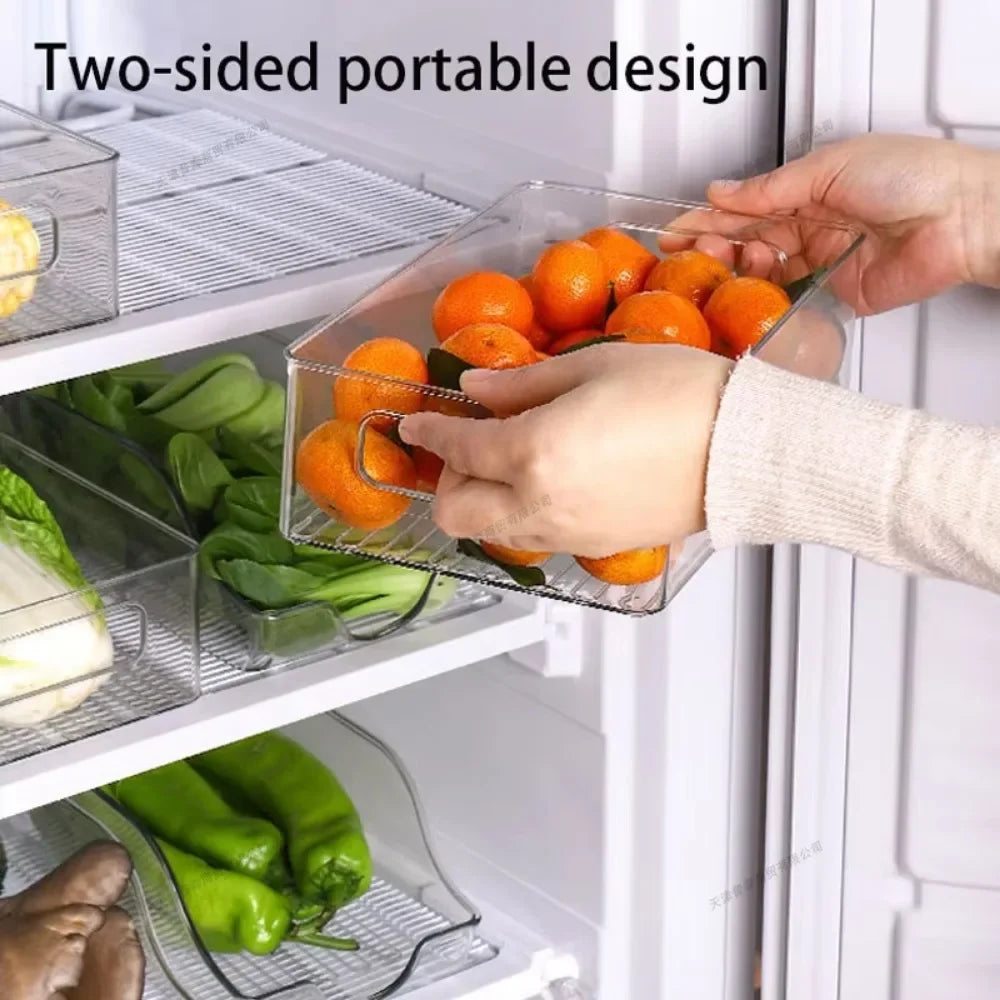 1 Piece Kitchen Storage Cans Soda Storage Cans Refrigerator Freezer Storage Dispensers Container Kitchen Accessories Organizer