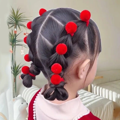 Kids Plush Hair Bands 20 Pack Soft Scrunchies For Children - Smarsty