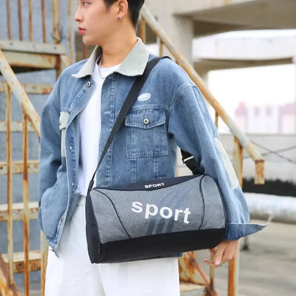 Unisex Gym Bag With Crossbody Strap For Travel And Yoga - Smarsty