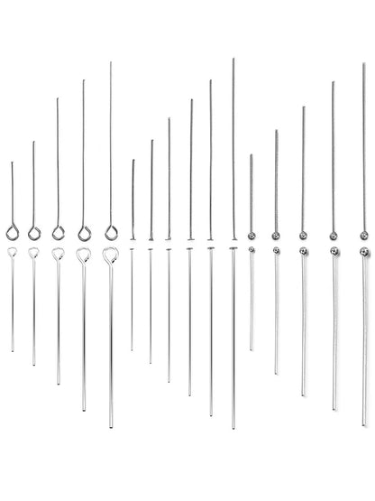 100Pcs Stainless Steel Flat Head Pins for Jewelry Making - Smarsty