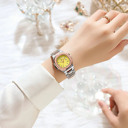 POEDAGAR Luxury Square Watch For Woman Luminous Waterproof Date Ladies Watch Elegant Women's Quartz Watches Simple Female Clock - Smarsty