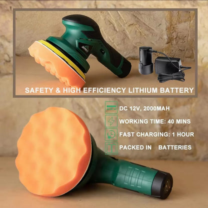 Cordless Car Polisher Dual Action With Adjustable Speed - Smarsty
