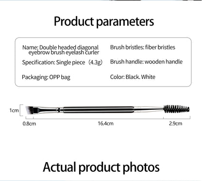 Dual Ended Eyebrow Brush With Spoolie For Perfect Brows - Smarsty
