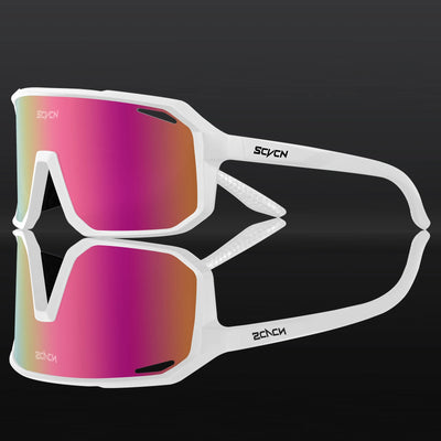SCVCN Photochromic Cycling Glasses Bike Mountain Bicycle Golf UV400 Sunglasses Sport Protection Glasses for Men Women Baseball by Smarsty