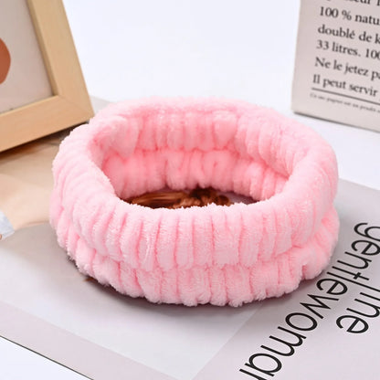 Absorbent Waterproof Face Wash Wristbands And Headband Set - Smarsty