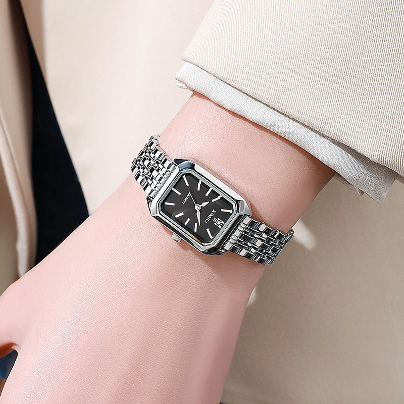 Luxury Stainless Steel Quartz Watch for Women - Smarsty