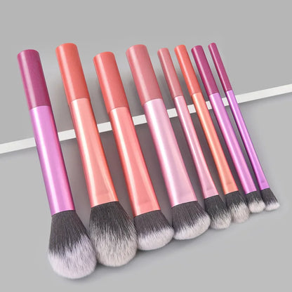 Soft Synthetic Hair Makeup Brush Kit for Flawless Application - Smarsty