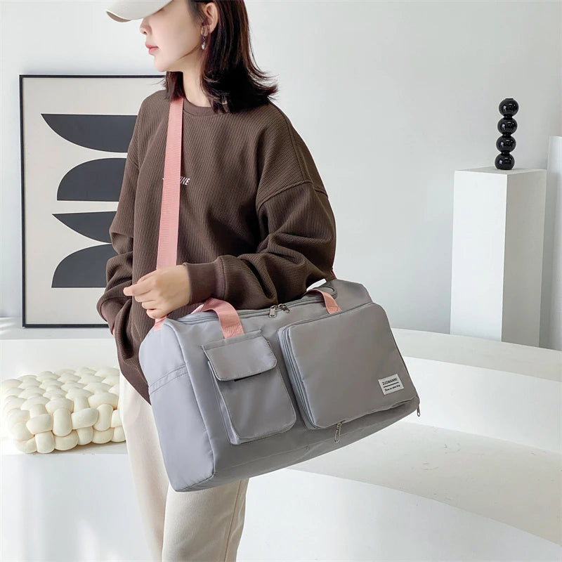 Unixinu Carry On Weekender Duffle Bag With Shoe Compartment - Smarsty