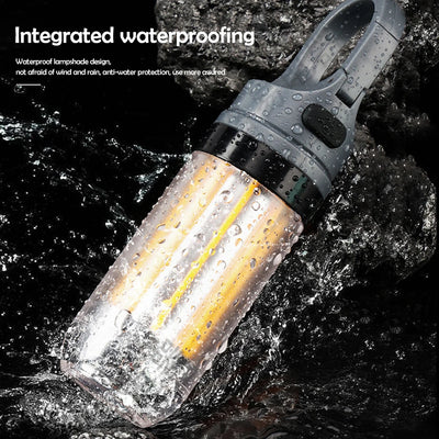 LED Camping Lantern Rechargeable Portable Flashlight Work Light 5 Modes Hanging Tent Lamp 8 Light Filaments Outdoor by Smarsty