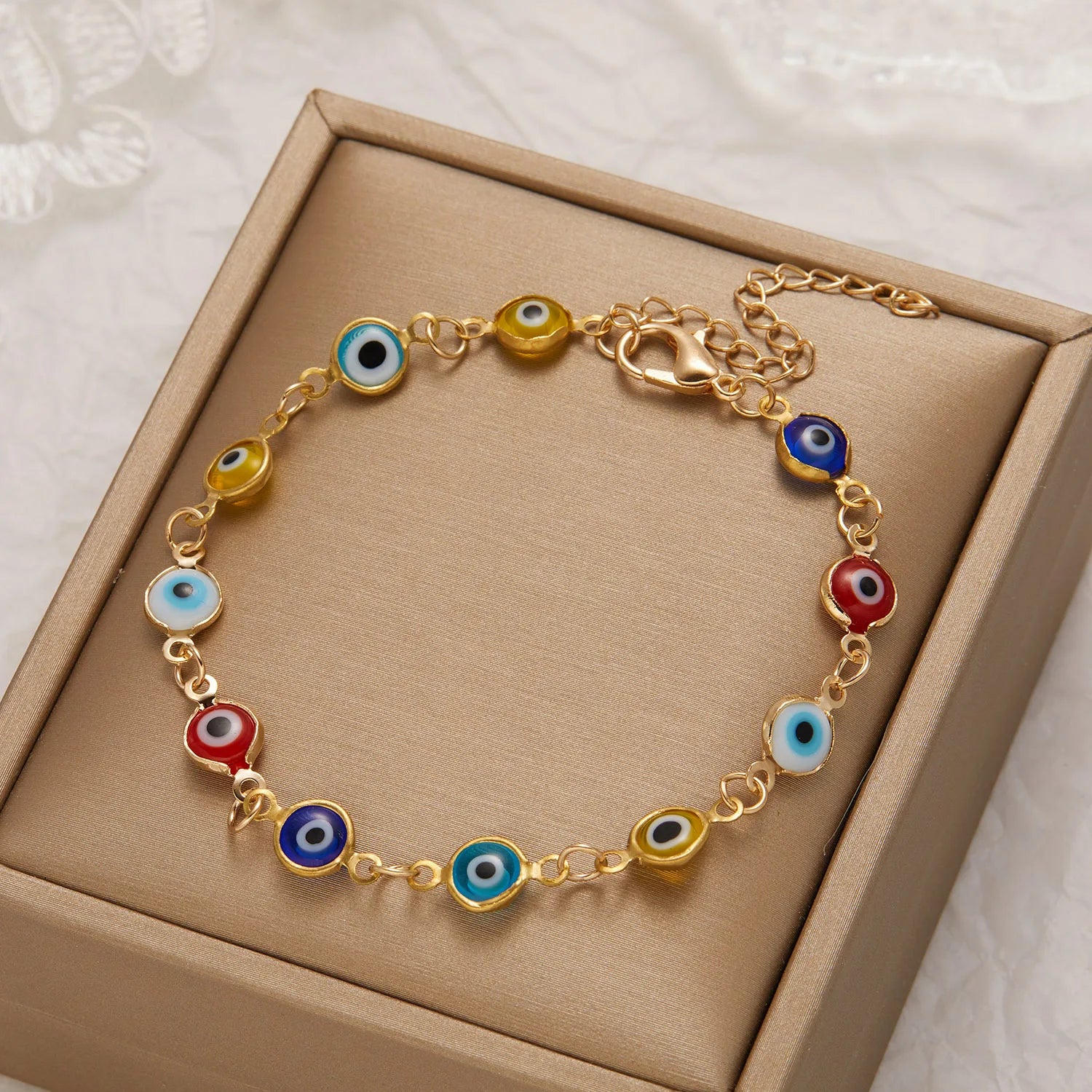Lucky Turkey Evil Eye Bracelet For Good Luck - Smarsty