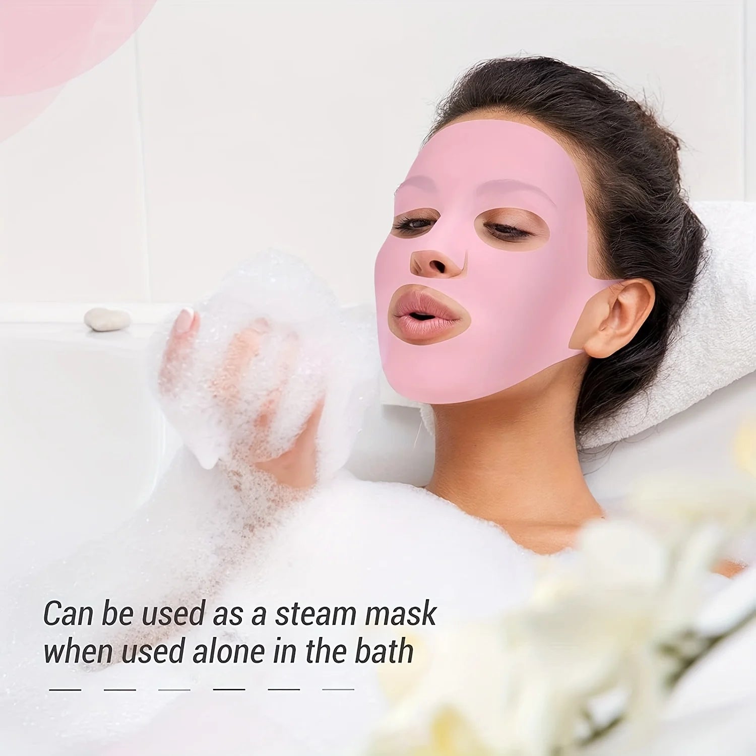 Reusable 3D Silicone Mask Holder for Moisturizing Skin Care - Smarsty