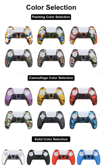 Silicone Protective Cover for PS5 Controller Anti-Slip Grip - Smarsty