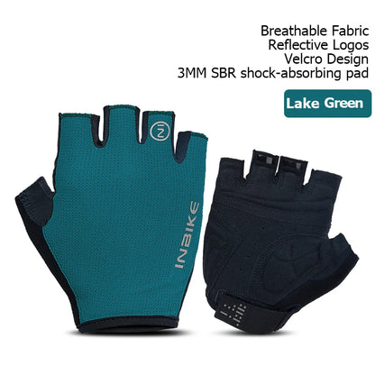 INBIKE Breathable Half Finger Cycling Gloves with Shock Absorption - Smarsty
