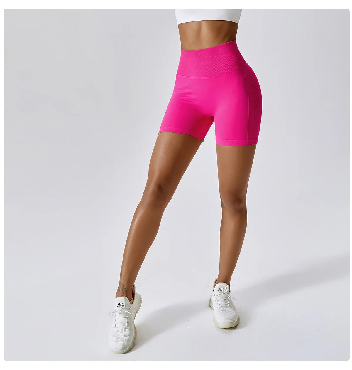 Women Shorts Seamless Sports Shorts For Women Cycling Jogging Fitness High Waist Push Up Gym Shorts Leggings Women Yoga Clothing - Smarsty