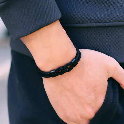 Personalized Thread Bracelet for Men with Easy Hook Closure - Smarsty