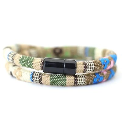 Men's Bohemia Rope Bracelet for Adventure and Survival - Smarsty