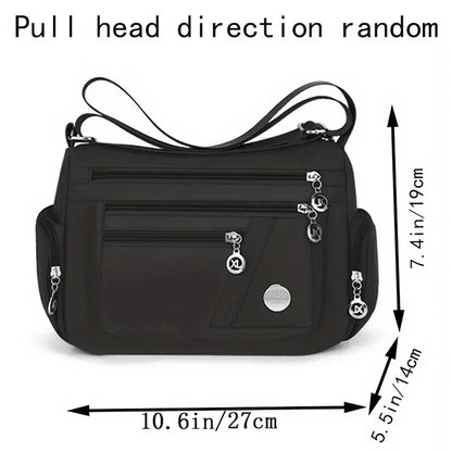 Unisex Nylon Crossbody Bag With Durable Oxford Cloth - Smarsty