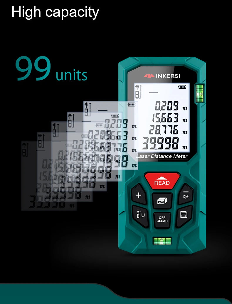 INKERSI High Precision Laser Distance Meter 40M 70M 120M - Smarsty