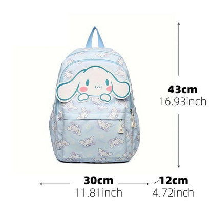 Cinnamoroll Anime Cartoon Large Capacity Kids Backpack - Smarsty