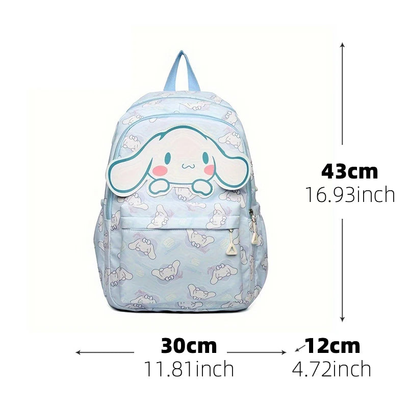 Cinnamoroll Anime Cartoon Large Capacity Kids Backpack - Smarsty