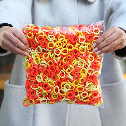 Colorful Nylon Elastic Hair Ties For Kids Gentle Hold - Smarsty