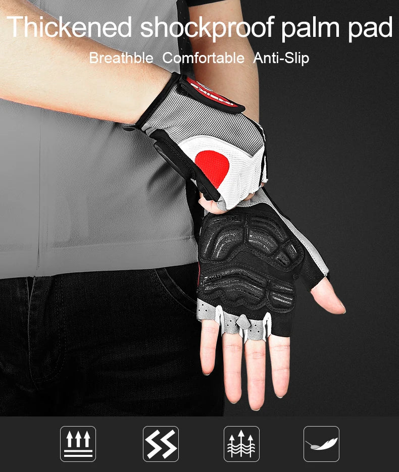 INBIKE Shockproof Gel Cycling Gloves Half Finger - Smarsty