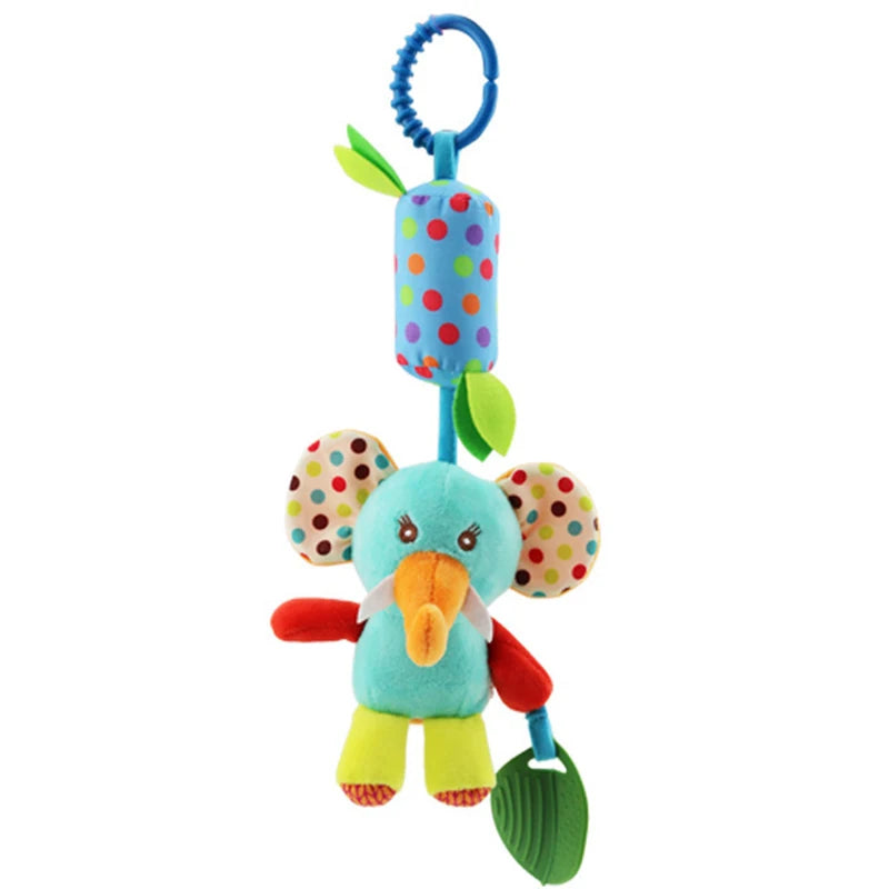 Newborn Baby Plush Stroller Toys Baby Rattles Mobiles Cartoon Animal Hanging Bell Educational Baby Toys 0-12 Months Speelgoed by Smarsty