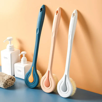 Soft Hair Bath Brush with Long Handle for Easy Scrubbing - Smarsty