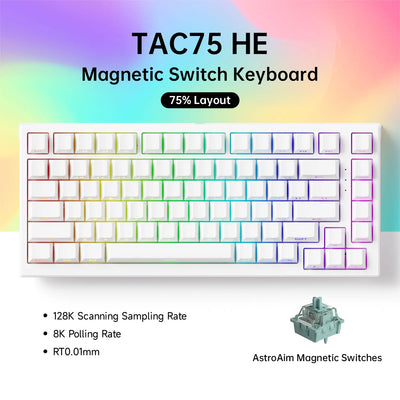 75 Percent Keyboard With Magnetic Switch For Gaming - Smarsty
