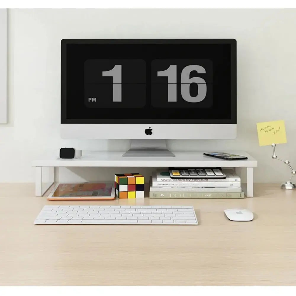 Computer Monitor Elevated Monitor Base Home Office Storage Rack Computer Desktop Creative Storage Rack Office Storage Supplies