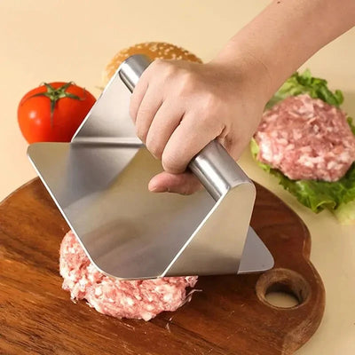 1pc Stainless Steel Hamburg Meat Press Hamburger Press Kitchen Gadgets Meat Pie Make Kitchen Accessories Cooking Accessories by Smarsty