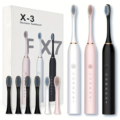 Automatic Electric Toothbrush with Six Speed Settings - Smarsty