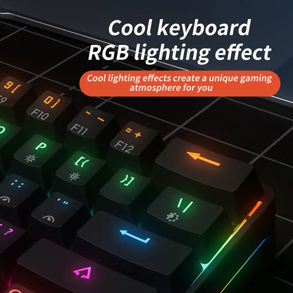 Compact 61Key Esports Mechanical Keyboard Hot Swappable RGB
