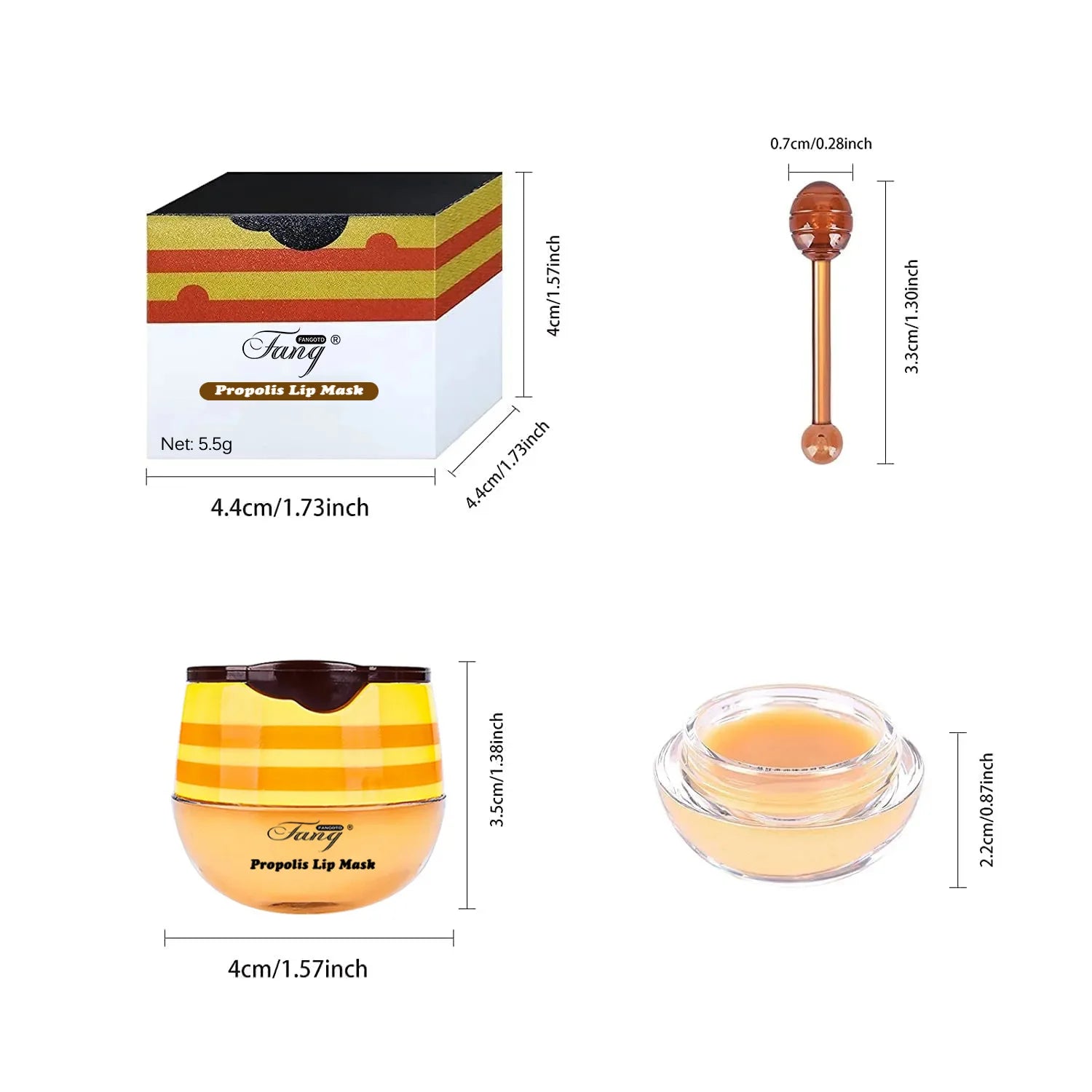 Nourishing Strawberry Honey Lip Sleep Mask 5.5g - Smarsty