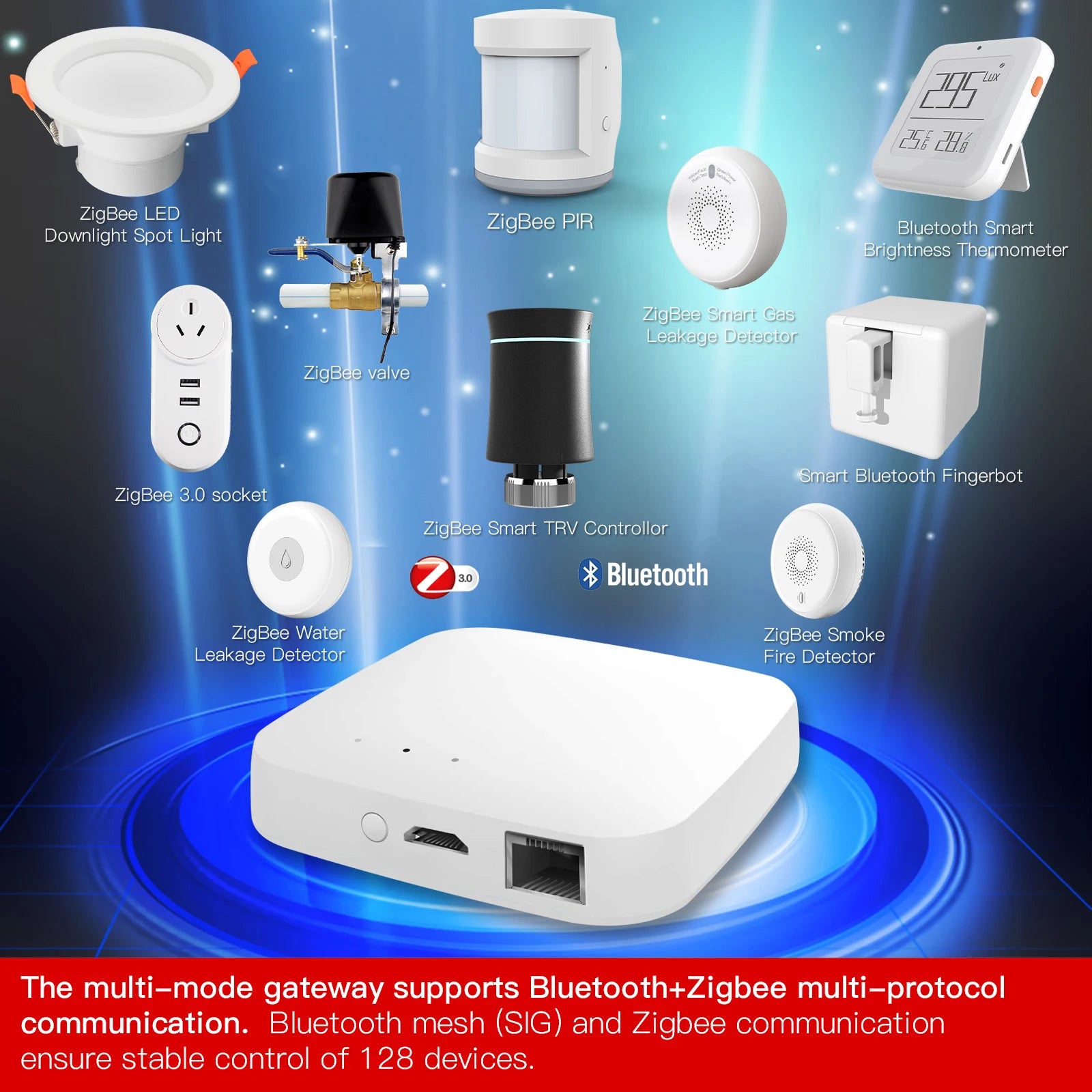 MOES Smart Multi-Mode Gateway with Voice Control - Smarsty