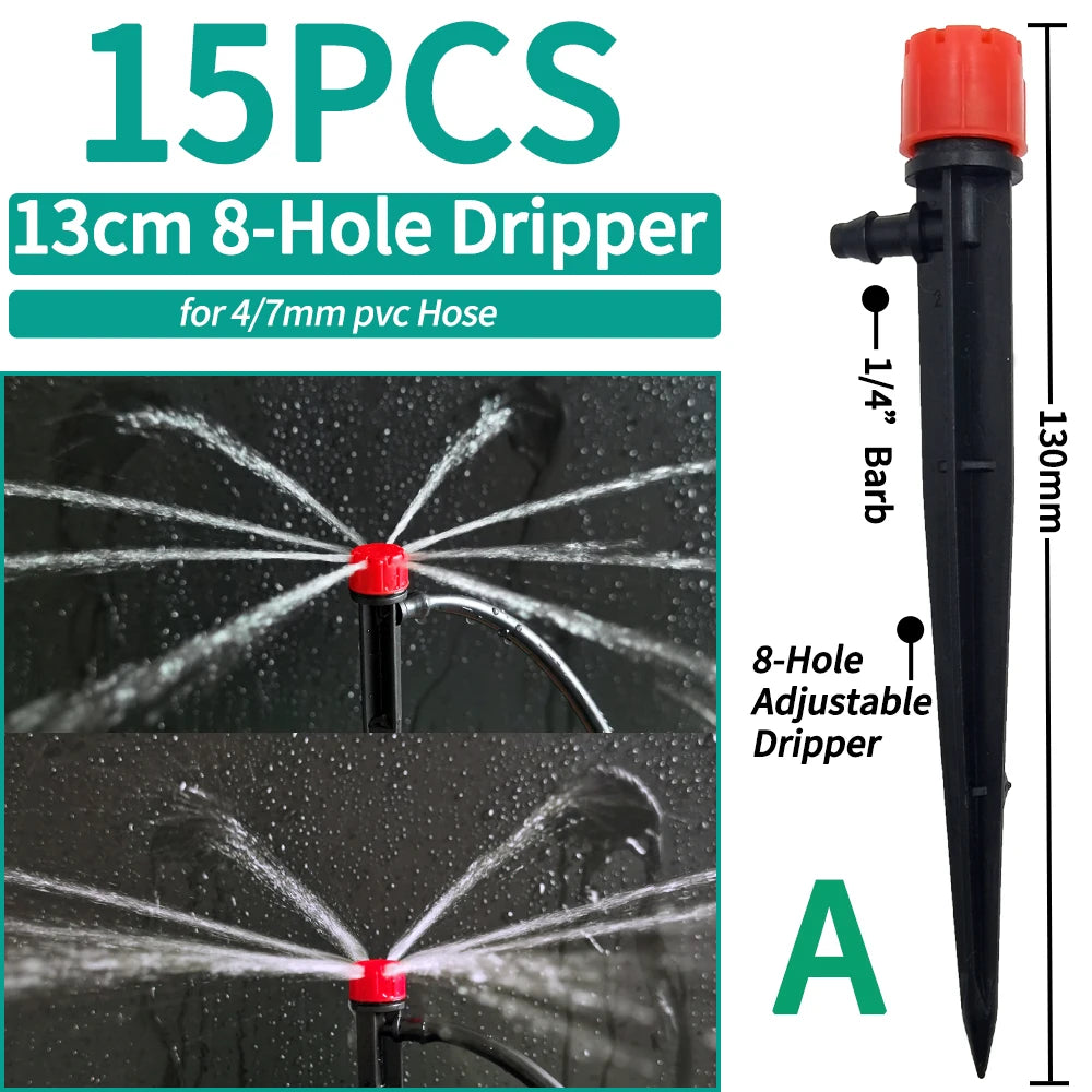 Adjustable Micro Spray Watering Dripper for Gardens - Smarsty