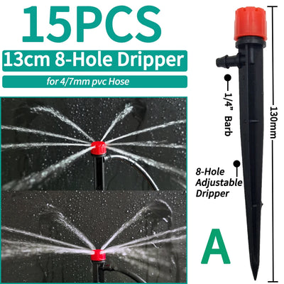 Adjustable Micro Spray Watering Dripper for Gardens - Smarsty