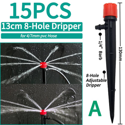 Adjustable Micro Spray Watering Dripper for Gardens - Smarsty