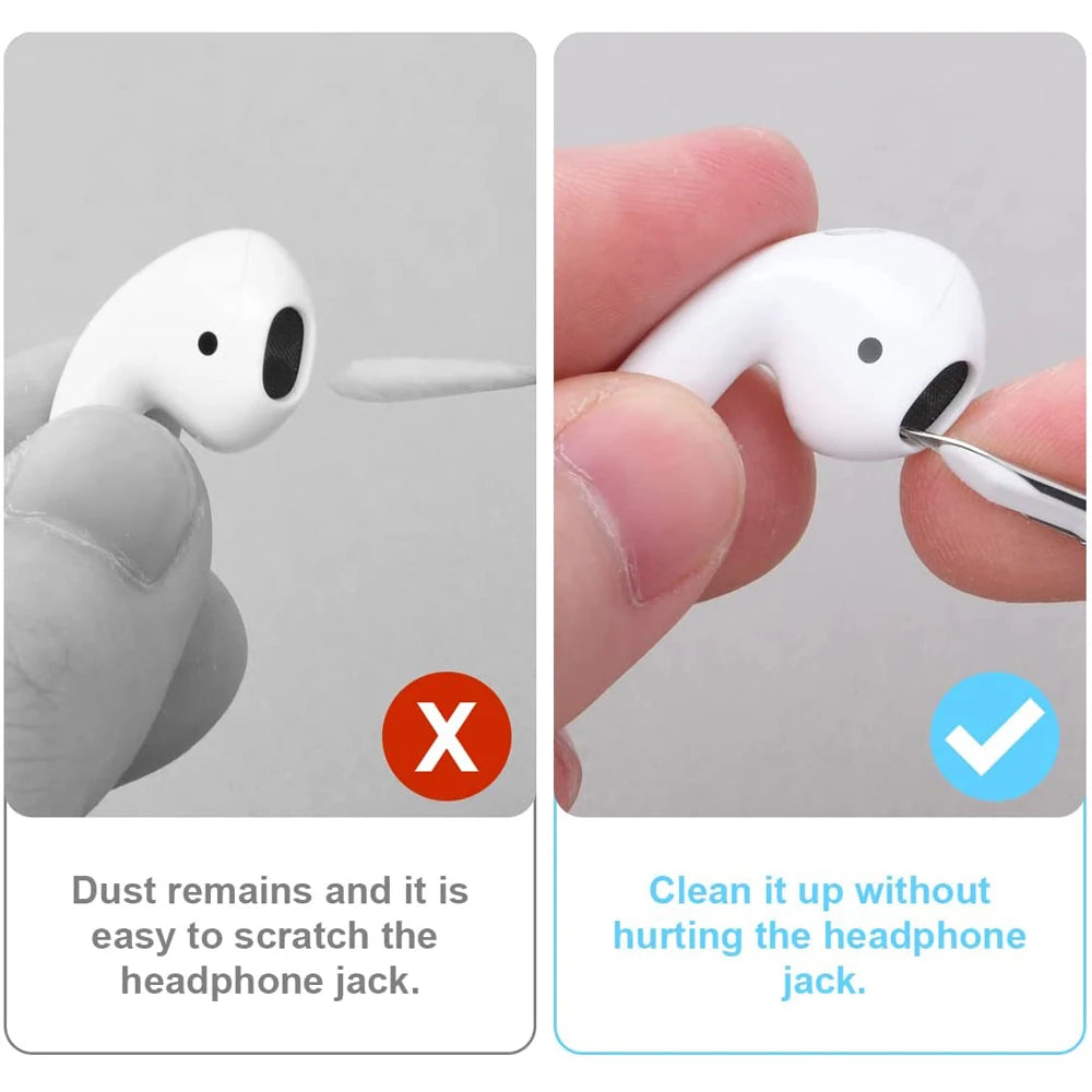 Cleaner Sets for Bluetooth Earphone Airpods Pro 1 2 3 Earbuds Case Cleaning Pen Brush Tools for Samsung Xiaomi Huawei Airdots - Smarsty