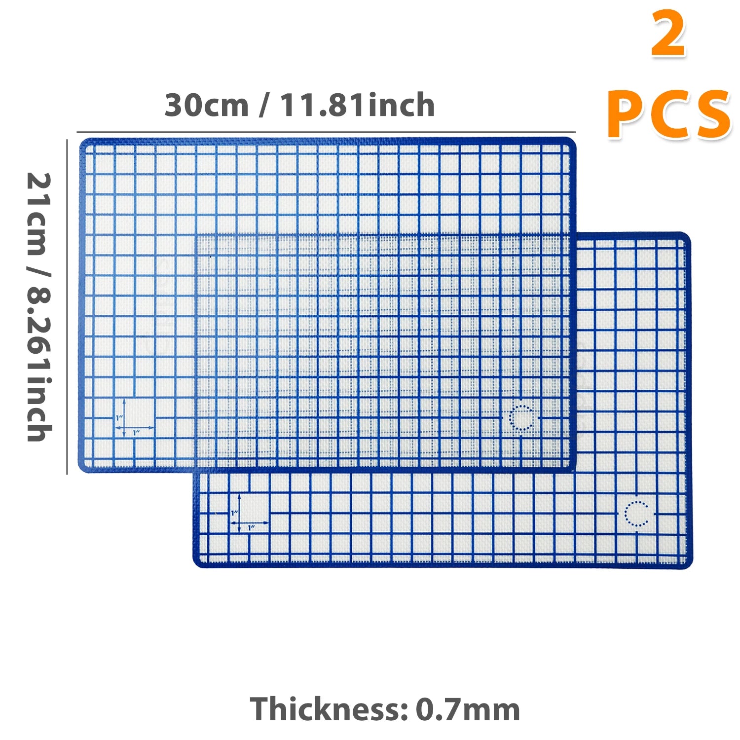 Silicone Baking Mats Non Stick Heat Resistant Set - Smarsty