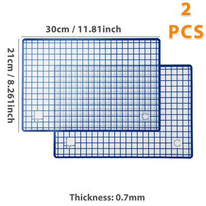 Silicone Baking Mats Non Stick Heat Resistant Set - Smarsty