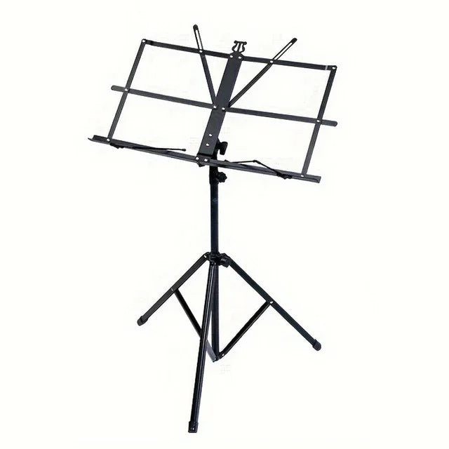 Music Stand 2 in 1 Dual Use Folding Sheet Music Stand Desktop Book Stand Portable and Lightweight - Smarsty