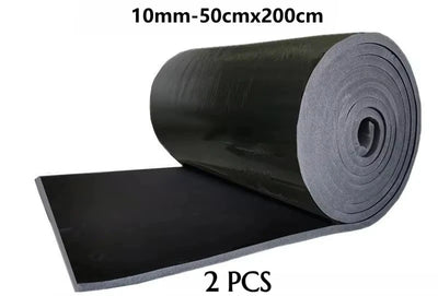 Self-adhesive Rubber Foam Roll Versatile Soundproofing Insulation Easy-Cut for DIY Ideal for Roofs Cars Noise Insulation Mats - Smarsty