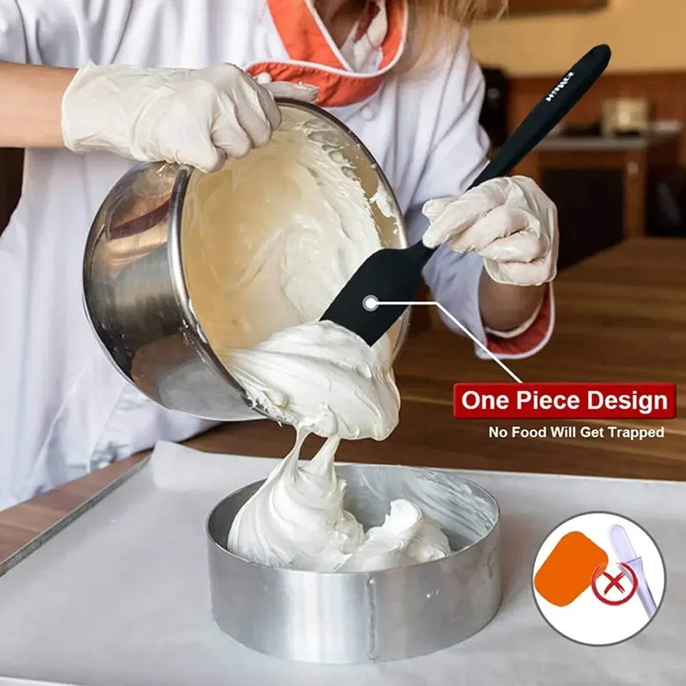 Silicone Spatula Set for Baking Non Stick Heat Resistant - Smarsty