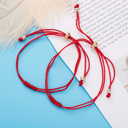 Handmade Lucky Red String Bracelet for Protection and Success - Smarsty