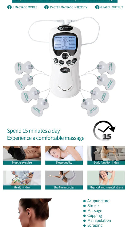 Electric Muscle Stimulator for Neck and Back Relief - Smarsty