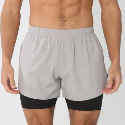 Gym Shorts Men Running Shorts with Liner Pockets Towel Loop Quick Dry Lightweight Workout Men's Breathable Athletic Sport Shorts - Smarsty