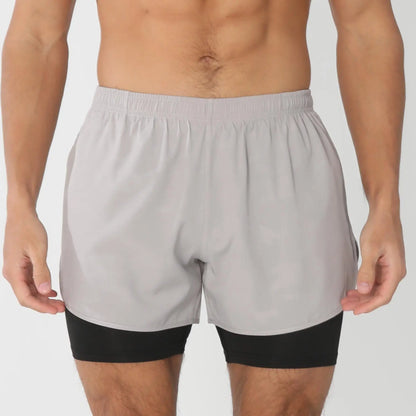 Gym Shorts Men Running Shorts with Liner Pockets Towel Loop Quick Dry Lightweight Workout Men's Breathable Athletic Sport Shorts - Smarsty