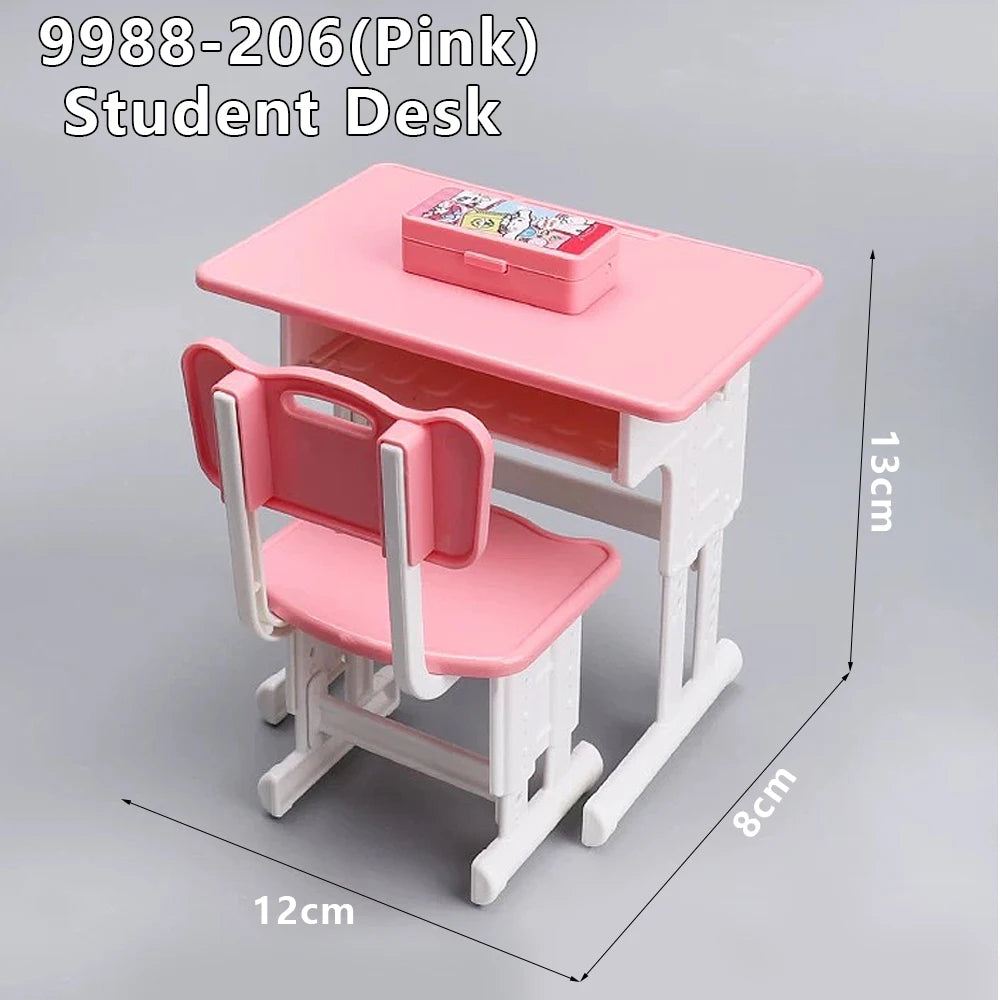 1:12 Dollhouse Miniature Cradle Crib Surround Bed Piano Table Set Furniture Kitchen Model Decor Toy Doll House Accessories