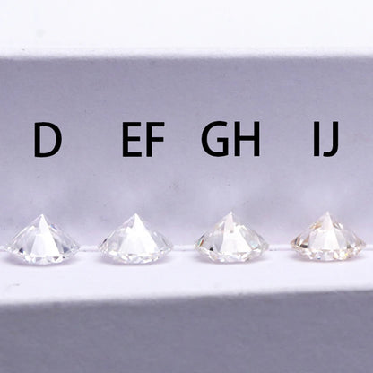 Moissanite Studs 0.5 To 2Ct Sterling Silver Screw Back - Smarsty